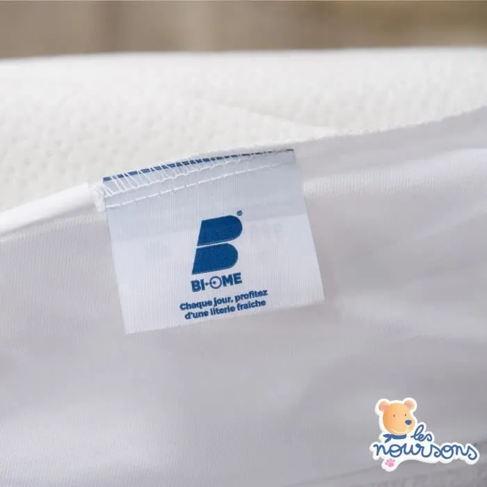 Protège Matelas Bébé Anti Acariens - 70x140 cm - Alèse Imperméable - Bouclette 100% coton - Silencieux - OekoTex®-2