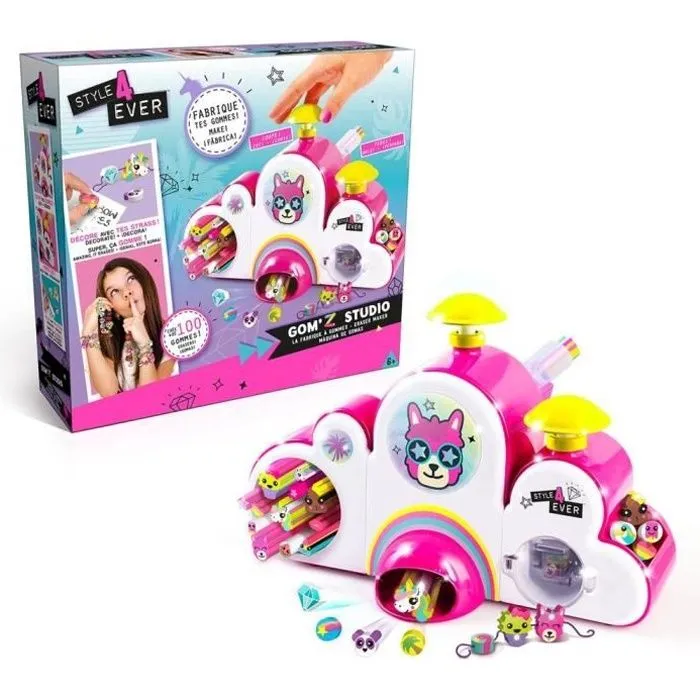 Gom'z Studio - Fabrique à gomme pour créer des bijoux - Canal Toys-0