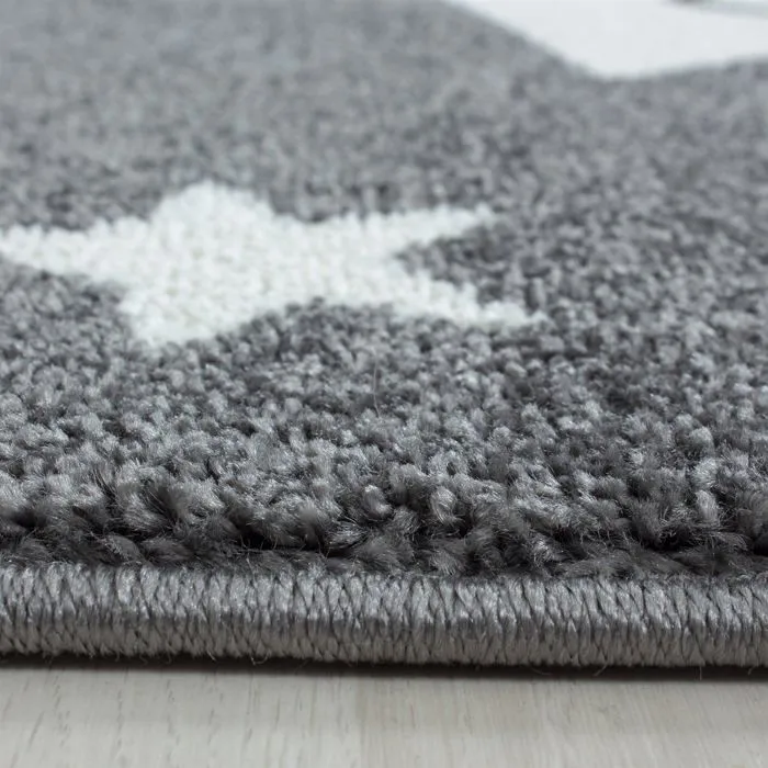 ETOILES - Tapis Enfant - Gris 120 x 170 cm-2