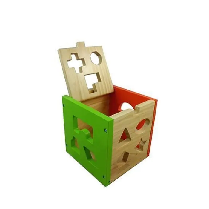 Cube d'activité en bois-1