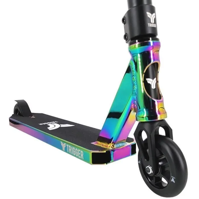 Trottinette freestyle - TRIGGER - TRICKS 55 Neodeck - Aluminium 6061-T6 - 2 roues - Pour enfants-1