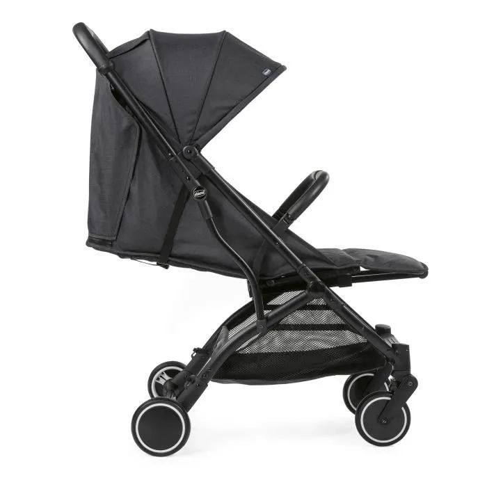 CHICCO Trolley Me - Poussette Compacte Pliable - De 0 à 15kg - Arceau de sécurité - Noir-1