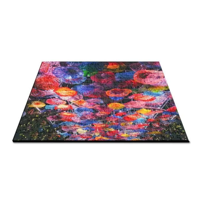 Puzzle Classique 100 pièces Bebe Elephants Jouent Sensemble Savane Nature Vie Sauvage-2