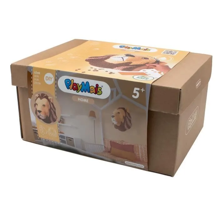 PLAYMAIS Mosaic Home - Modèle Lion 3D - Jeu de mosaique pour enfant-0