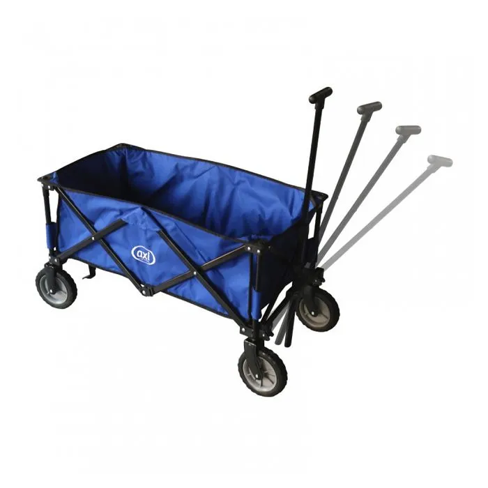 Chariot pliable bleu - AXI AB110 - Roues en caoutchouc - Charge maximale 80 kg-3