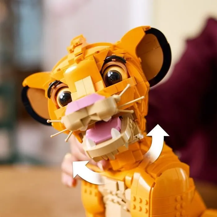 LEGO® Disney Classic 43247 Simba, le jeune Roi lion, figurine d’animal collector-2