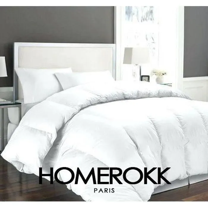 Couette 220x240 - 2 places - 450 gr/m + 2 oreiller 50x70 - HOMEROKK-0