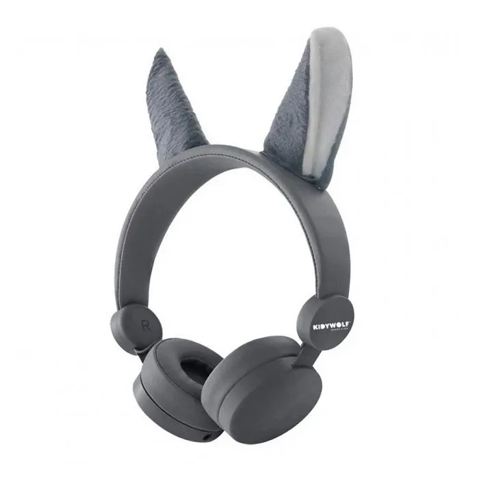 Casque audio enfant Kidyears Loup - Kidywolf - Limitation sonore à 85dB-1