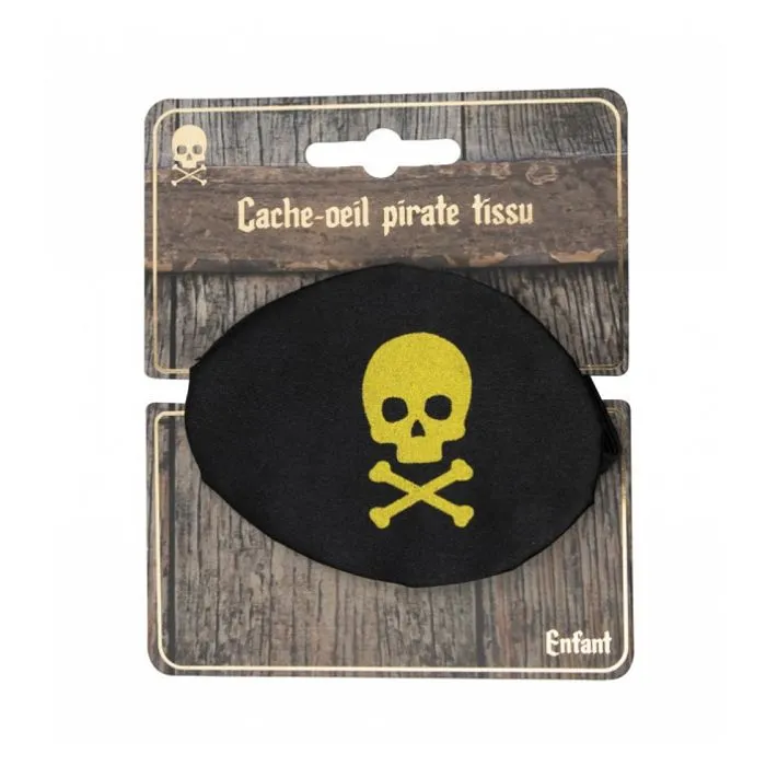 Cache oeil Pirate Tissu enfant-2