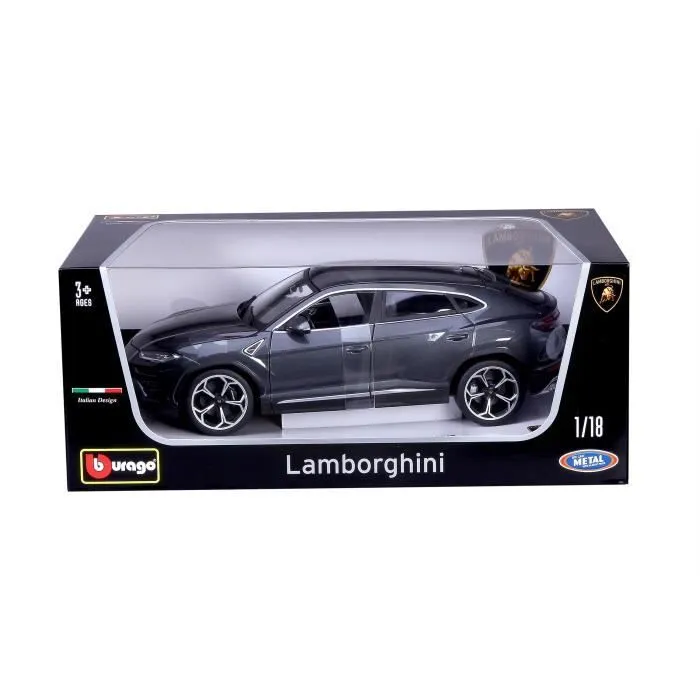 Voiture de collection - BBURAGO - Lamborghini Urus jaune - échelle 1/18ème-2