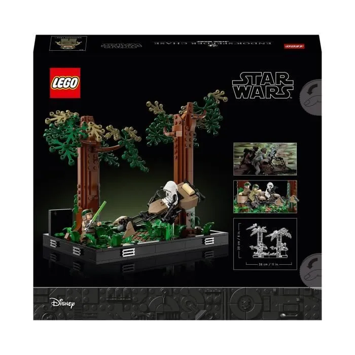 LEGO® Star Wars 75353 Diorama de la Course-Poursuite en Speeder sur Endor, avec Luke Skywalker-5