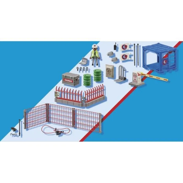 PLAYMOBIL - 70773 - Espace de stockage - Bleu - Enfant - Mixte - 4 ans-1