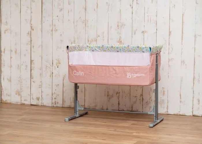 BEBELISSIMO - Lit Cododo - berceau bébé - lit bébé - Calin - dès la naissannce - rose-3