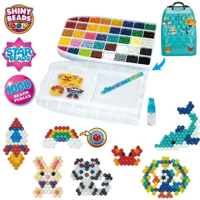 Jeu de perles à repasser - AQUABEADS - 31993 - Sac-à-dos créatif DX-1