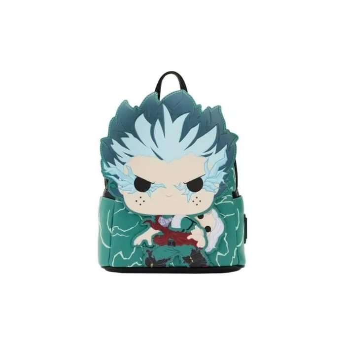 Sac à dos enfant - LOUNGEFLY - MY HERO ACADEMIA - Vert - Décontracté - Collège-0