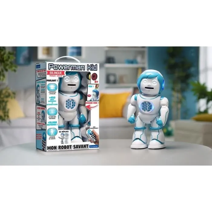 Robot éducatif bilingue POWERMAN® KID de LEXIBOOK - Apprendre et jouer en français et en anglais-4