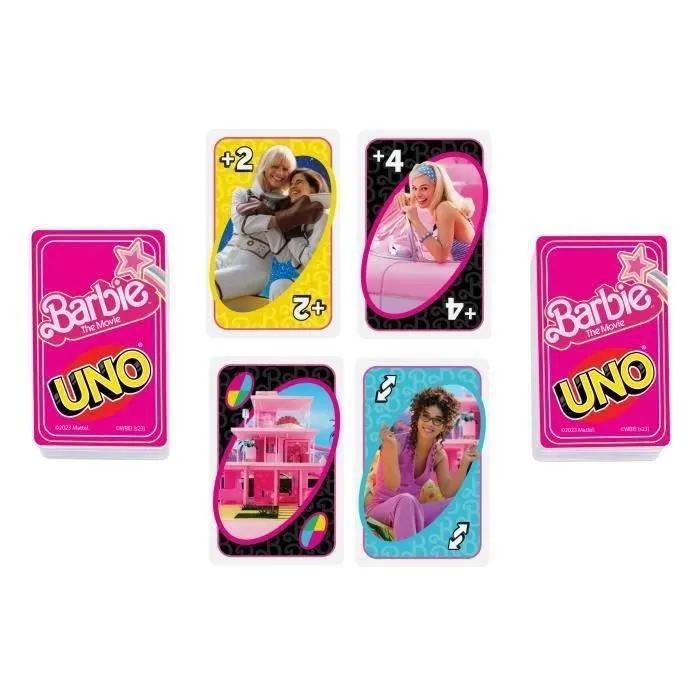 Jeu de cartes UNO BARBIE LE FILM - BARBIE - Pour toute la famille - 7 ans et plus-5