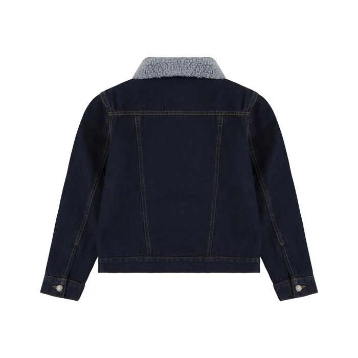 Blousons hiver Levi's® Sherpa Trucker D3C Pearson - Enfant Garçon - Bleu-2