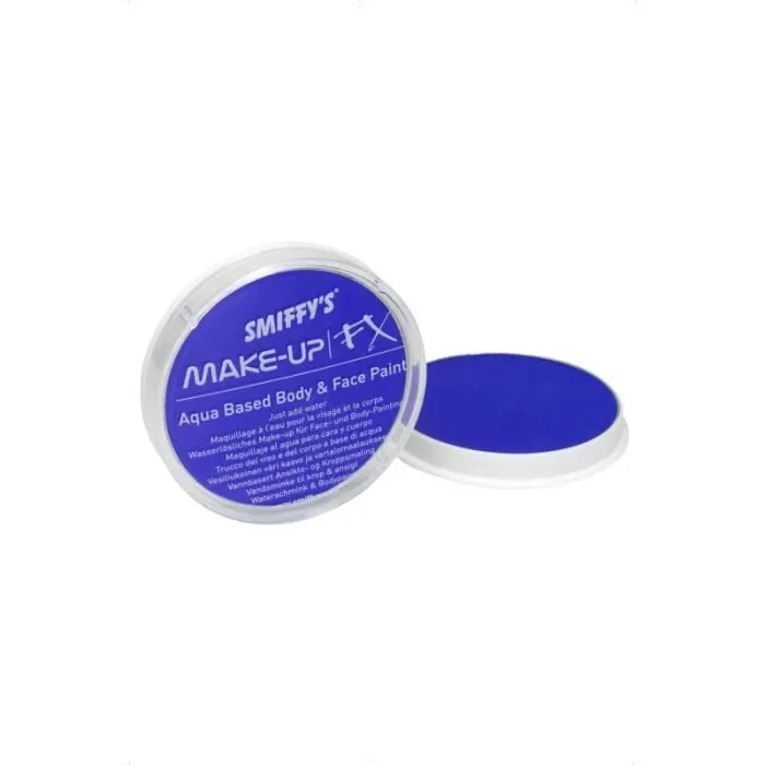 Peinture corporelle Aqua color bleu roy pour enfant - SMIFFY'S - 16 ml-0