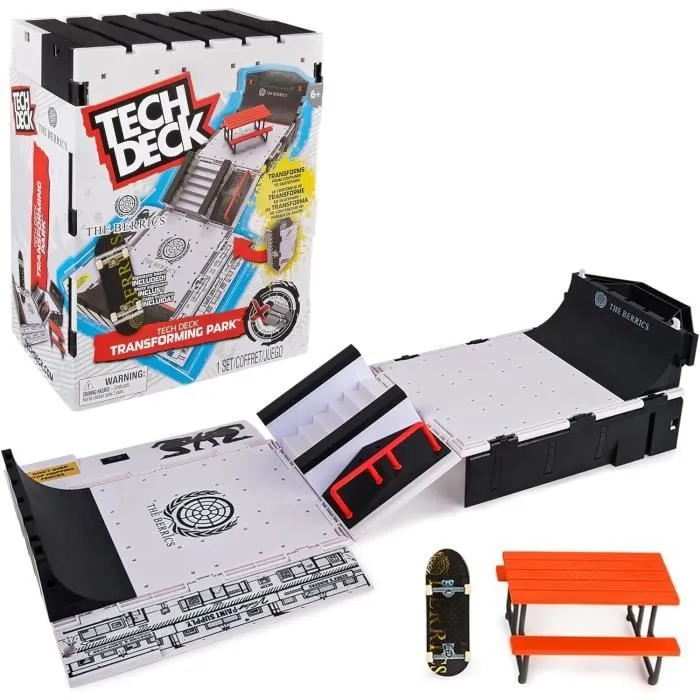 TECH DECK - Finger Skate et Skate Zone avec rangement-0