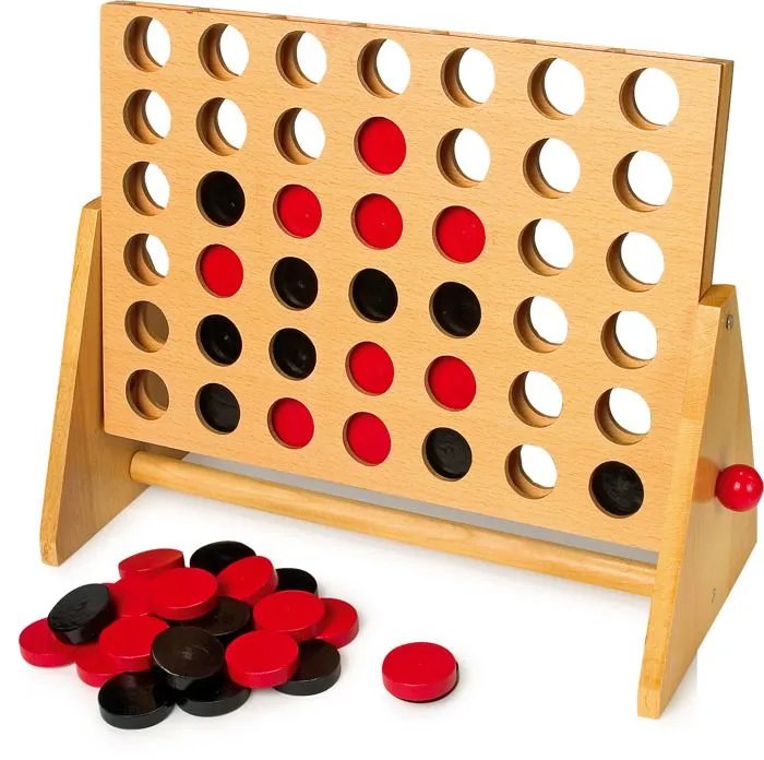 Puissance 4 Legler - Jeu de société - Modèle classique - 2 joueurs - Stratégie-1