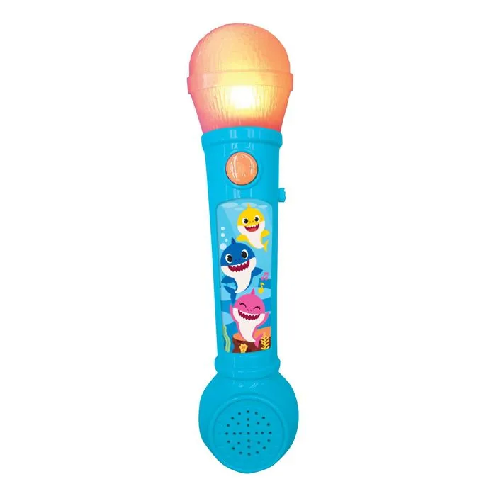 Microphone Lumineux avec Mélodies et Effets Sonores Baby Shark-2