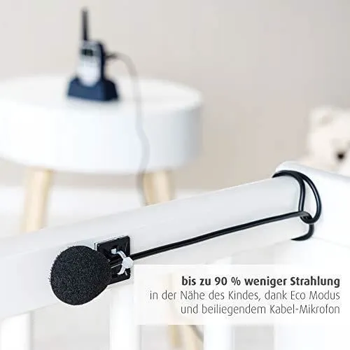 Reer 50133 Care&Talk 2in 1 Babyphone et talkie-walkie Bleu 50133-2