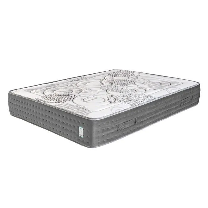 Matelas 140x200 cm, BestPrime, 26cm, ressorts ensachés, mousse mémoire de forme, indépendance du couchage, face été/hiver-1
