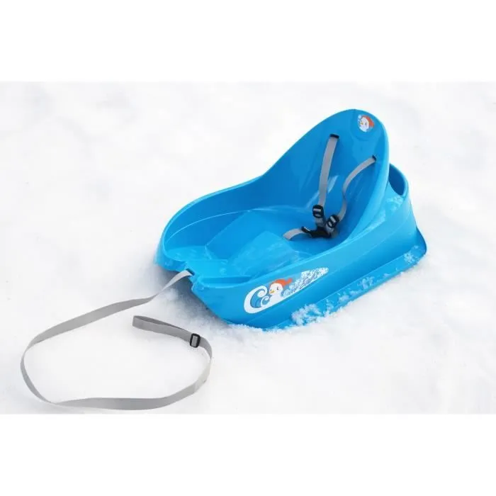 Traineau Luge Bébé - EDA PLASTIQUE - Bobee Bob - Harnais de sécurité + Tire-Luge et Sangle-4
