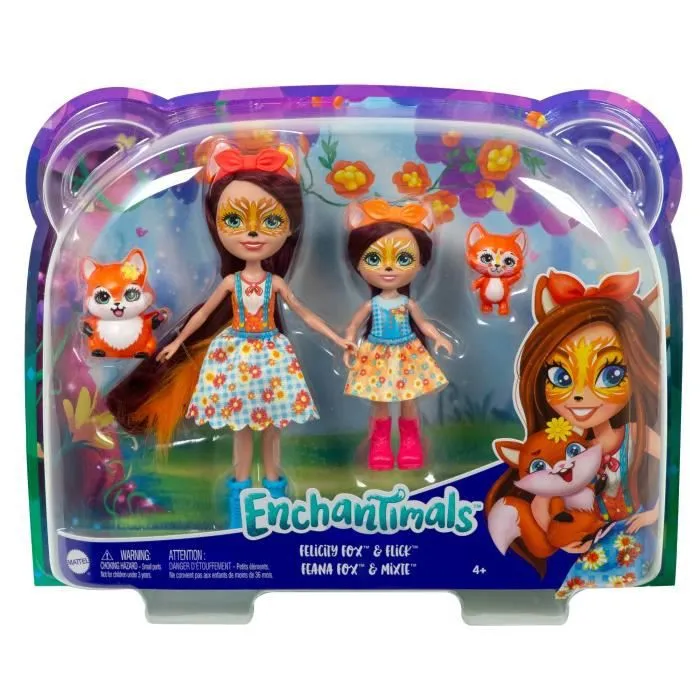 Enchantimals - Felicity Renard Et Petite Soeur - Poupée-1