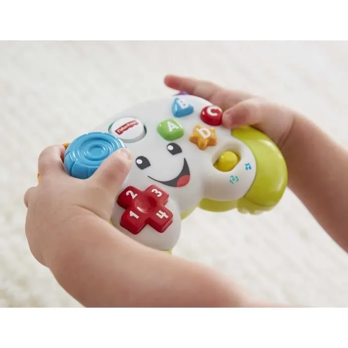 Fisher-Price-Manette de jeu et d’apprentissage Rires et Éveil HXB63-2