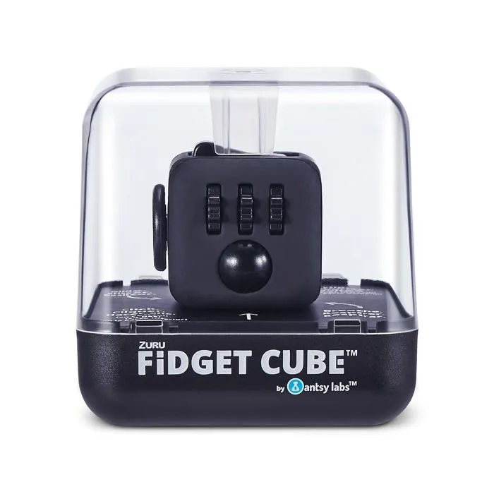 Hand spinner - fidget cube - jouet anti-stress Zuru - 8142B - Fidget Cube Lot de 2 boites aux Lettres Noir-1
