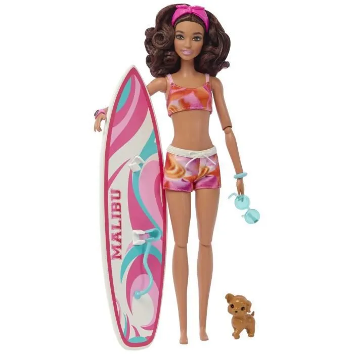 BARBIE - BARBIE BARBIE SURF DOLL + ACCY (CP6) - 21A - poupée - 3 ans et +-0