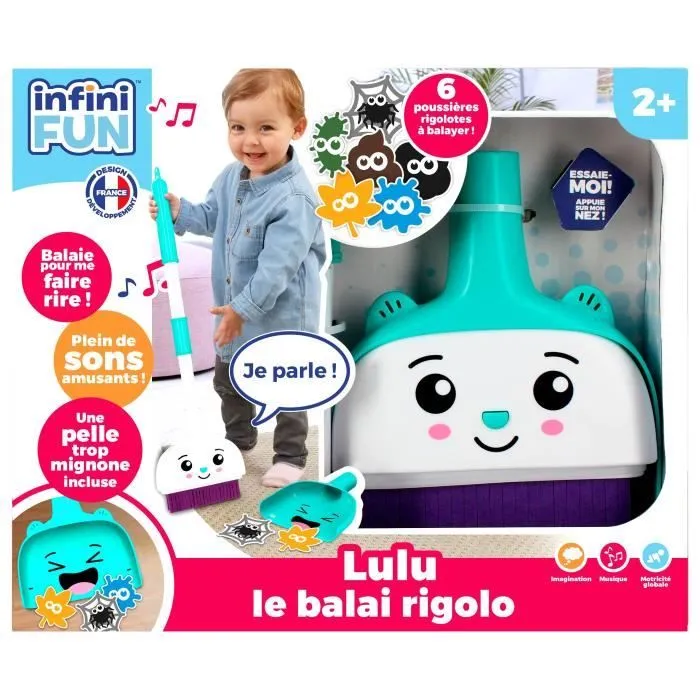 Balai Jouet - KD - Lulu le Balai Rigolo - Parle comme par magie en balayant-2