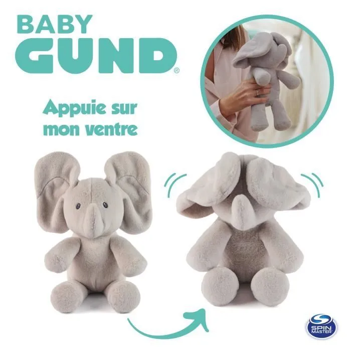 SPIN MASTER CACHE-CACHE FLAPPY L'ELEPHANT Gund-1
