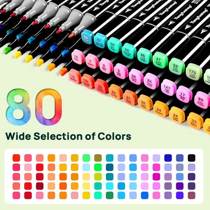 Feutres Tongfushop - 80 Marker Pen-2