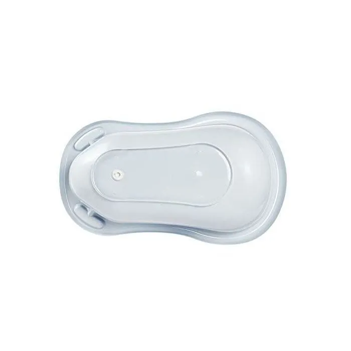 Baignoire bébé Disney Mickey ergonomique et sécurisant - Mill'o bébé - 0-6 mois - Gris-2