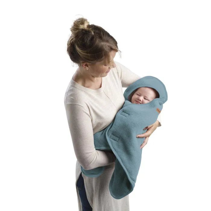 Babynomade® double polaire Bleu baltique-3