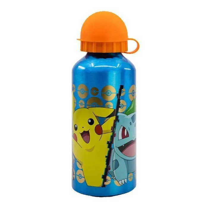gourde aluminium pokemon avec pikachu 400 ml-0