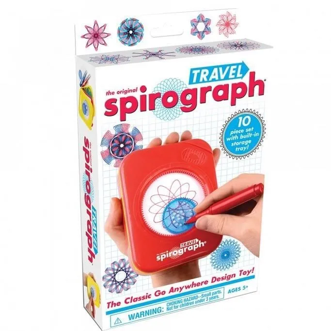 Jeu de dessin - SILVERLIT - Spirograph - Enfant - Rouge, bleu et blanc - 8 ans-0