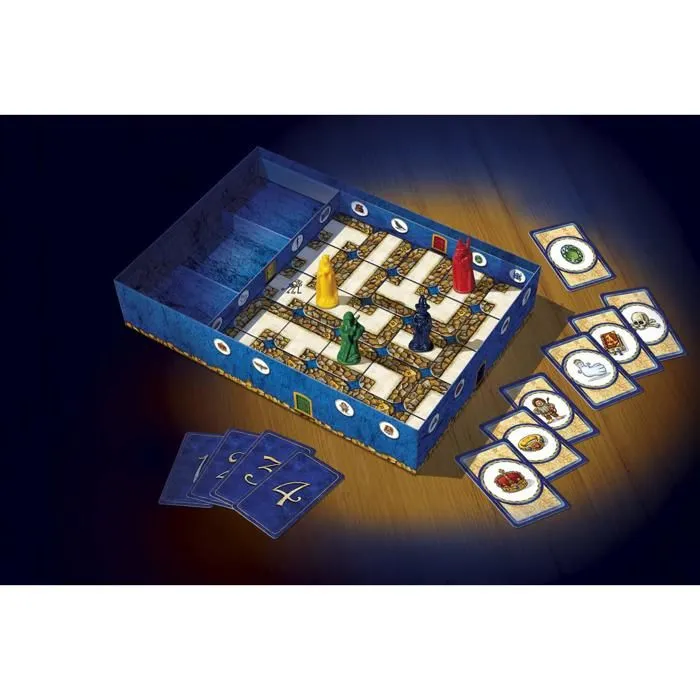 Jeu de société - Labyrinthe Coup de coeur - 2 à 4 joueurs - À partir de 7 ans - Durée 20 min - Trésors à chasser-3