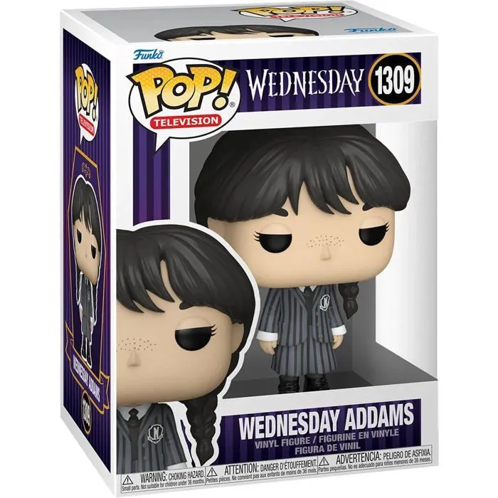 Figurine Funko Pop! N°1309 - Mercredi - Mercredi Addams-1