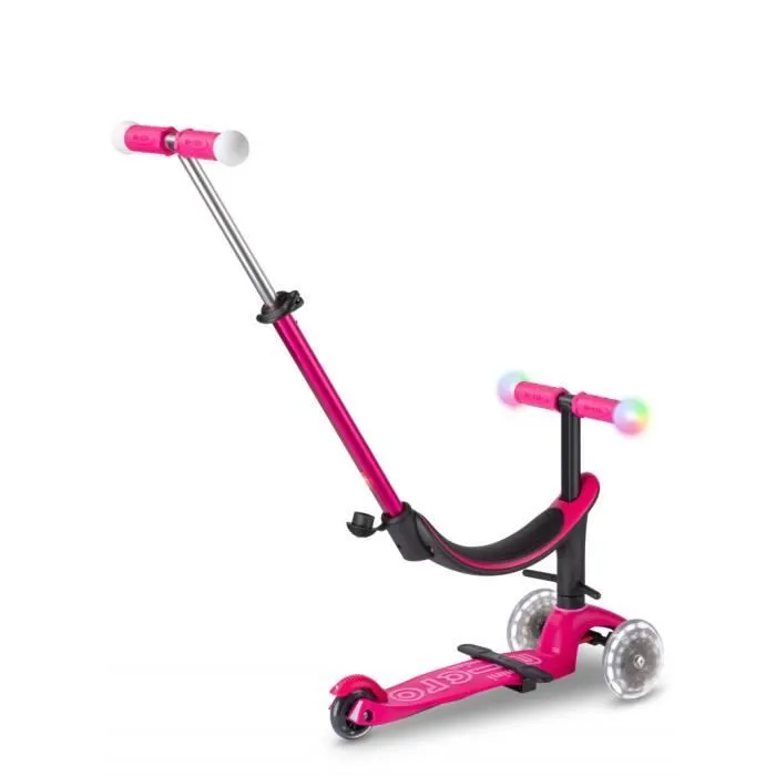 Trottinette évolutive - MICRO - Mini 3en1 Révolution Magic Rose - Mixte - 12 mois+ - Loisir-0