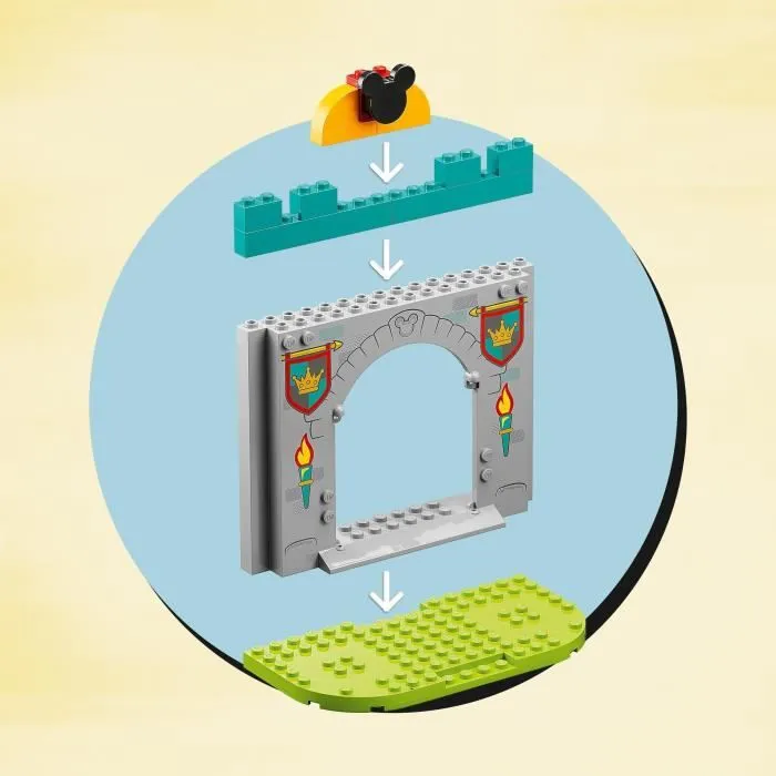 LEGO® Disney Mickey et ses amis 10780 Défenseurs du Château, Jouet avec Chevaux pour 4 Ans-3