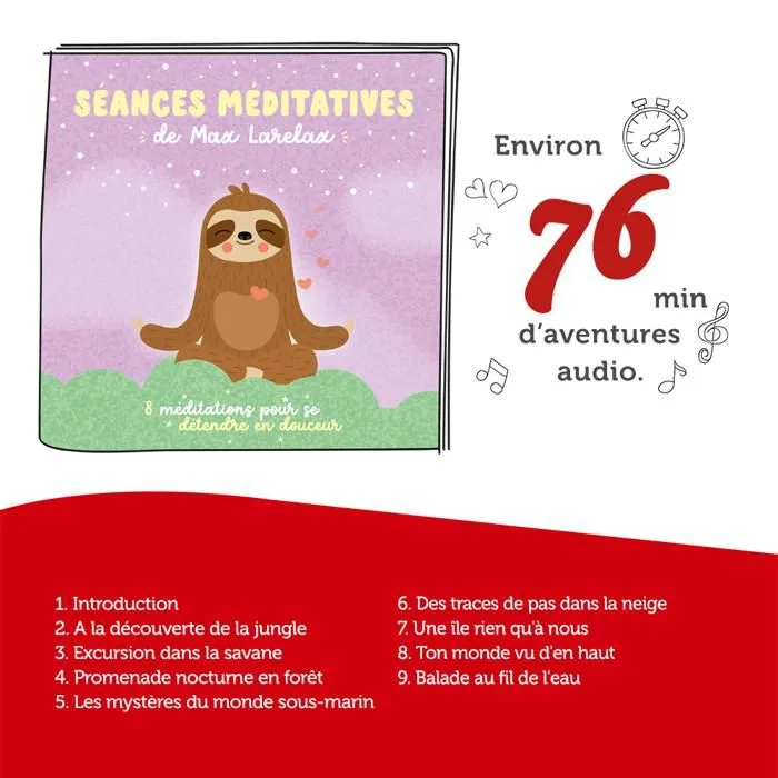tonies® - Figurine Tonie - Ma Pause Zen - Séances Méditatives De Max Larelax - Figurine Audio pour Toniebox-3