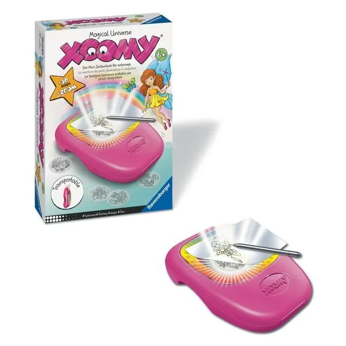 Machine à dessin nomade Ravensburger Xoomy® Midi Magical Universe pour enfants de 6 ans et plus-1