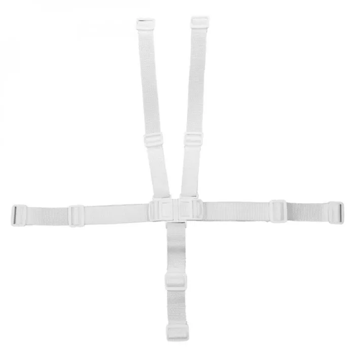Harnais de sécurité 5 points pour chaise haute enfant - Gamme Ptit - Blanc - Monsieur Bébé-0