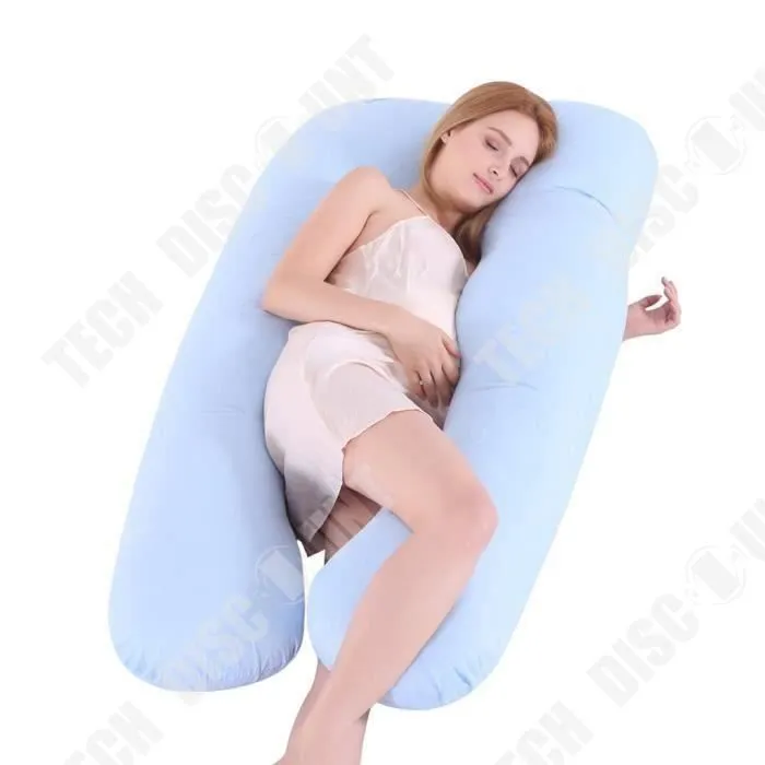 TD® Oreiller de Grossesse idéal pour soutenir maman enceinte aider repos soulagement aider sommeil pour relaxer les parties du corps-0