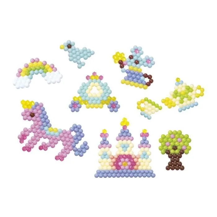 Coffret Aquabeads Conte de Fées - Marque AQUABEADS - Plus de 600 perles de couleur pastel - A partir de 4 ans-1