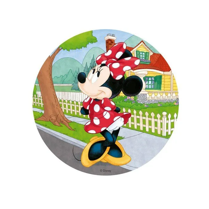 DISQUE EN AZYME 20 CM MINNIE-0